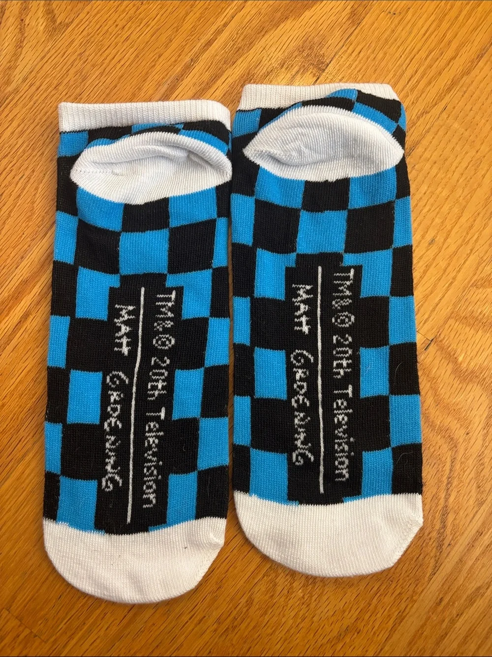 Checkerboard Simpson Characters Ankle Socks - Multi Color (NWOT)
